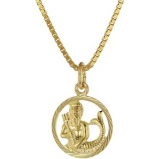 trendor 75990-02 Sternzeichen Wassermann 333 Gold + plattierte Kinder-Kette