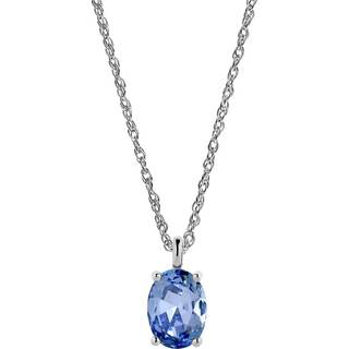 DYRBERG/KERN BARGA HALSKÆDE 440090 (Silver, Blue, ONESIZE)