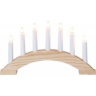 Star Trading - Advent Candlestick Bea - Nature - 22 cm