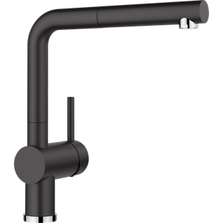 Blanco Linus-S SILGRANIT®-Look med udtræk Alu-metalic