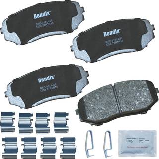 Bendix Priority1 CFC1258 Keramiske frontbremseklodser til Ford Edge 2014-2007 Lincoln MKX 2015-2007 Mazda CX-5 2024-2019 CX-7 2012-2007 CX-9 2023