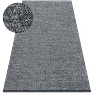 Tæppe FLORENCE 24021 Ensfarvet, glamour, fladvævet, frynser - havets farve 175x270 cm