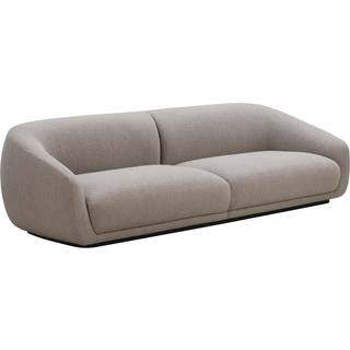Wendelbo Montholon Sofa 3-seater Cuddle 04/Sort Bejdset Egetræ