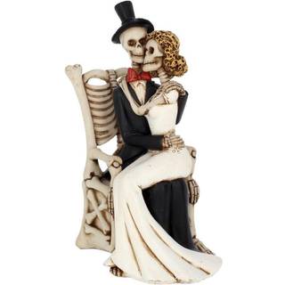 Skelett Brautpaar In guten wie in schlechten Zeiten