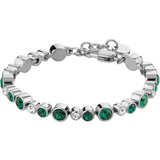 DYRBERG/KERN TERESIA ARMBÅND 430050 (Silver, Green, ONESIZE)