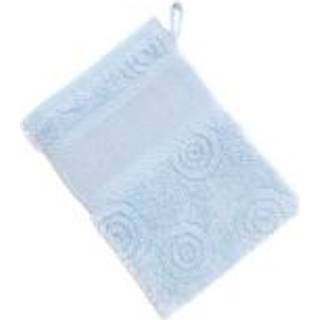 Waschhandschuh Kreise 15x21cm - Eisblau