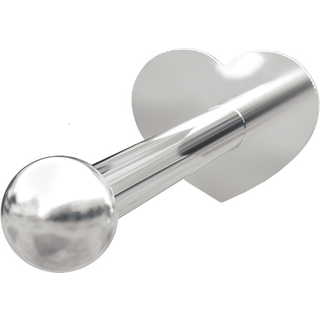 Piercing smykker - Pierce52 labret piercing m. 1 kugle i sølv
