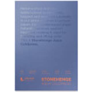 Stonehenge Aqua White Medium Weight Block 140lb Coldpress 15 ark til v?de og t?rre medier (14x20)