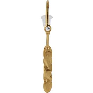 Bit Dot Creol Ørering, Gold Plated