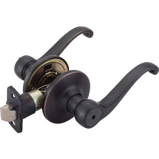 Design House 740407 Scroll 6-vejs Universal Privacy Bed and Bath Door Lever Oil Rubbed Bronze