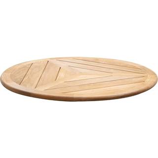 Cane-Line - Bordplade dia. 60 cm - Geometrisk - Teak