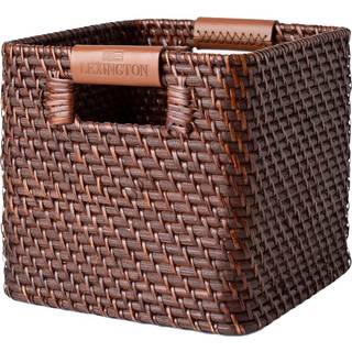 Lexington Kurv Med Læderdetajle S - Kurve Rattan Brun - 10008081-2900-S