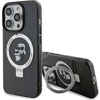 Karl Lagerfeld Ring Stand Karl&Choupette MagSafecover til iPhone 13 Pro Max - sort