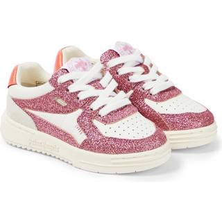 Palm Angels Kids Logo glitter sneakers - pink - EU 24