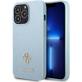 Guess Saffiano 4G Cover til iPhone 13 Pro / 13 - Blå