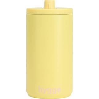 Design Letters Hygge Rejsekrus 350 Ml t - Termokander Rustfrit Stål Gul - 30101019YELLHYGGE