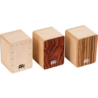 Meinl percussion mini cajon shaker s?t lavet i Europa-baltisk bj?rkegem 2-?rig garanti 3 stykke blandet (SH50-s?t)