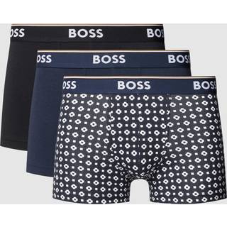 BOSS 3-pak Power Design Trunk - Black/Navy/White - Medium * Kampagne *