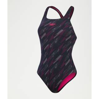 Women's HyperBoom Medalist Swimsuit Black/Pink