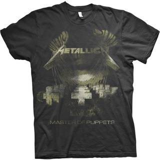 Metallica Skjorte Master of Puppets Distressed Unisex Black L