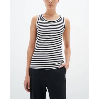 Inwear Dagnaiw Striped Tank Toppe & T-Shirts 30107268 Whisper White/ Midnight Magic (SMALL)