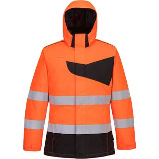 PW2 hi-vis vinterjakke - Orange/Sort (Størrelse: L)