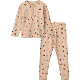 Liewood Wilhelm Pyjamas Cherries/Apple Blossom 92 cm  Lyserød  92 cm  Unisex