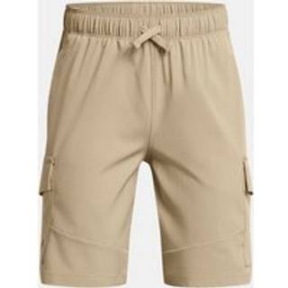 Under Armour Tech™ Woven Boys' Cargo Shorts City Khaki / Black YSM (127 - 137 cm)