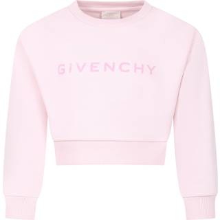 Givenchy Kids Logo cotton-blend jersey sweatshirt - pink - Y 8