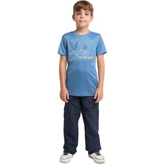 Jack Wolfskin Kid's Safari Zip Off Pants Trekking bukser Børn størrelse 116 farve blå