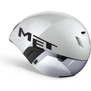 MET Cykelhjelm Racer Codatronca White Silver/Mat Glansfuld