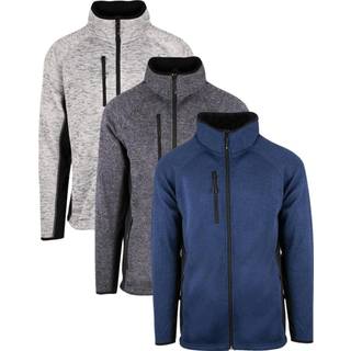 NYXX N86I essential strikkejakke / Træningstøj Gråmeleret 3XL