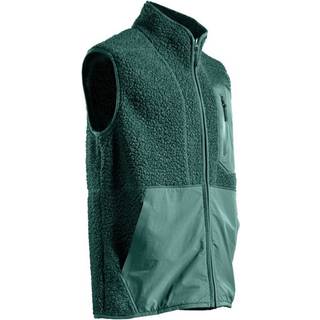 MASCOT CUSTOMIZED fiberpelsvest med lynlås, skovgrøn - XL