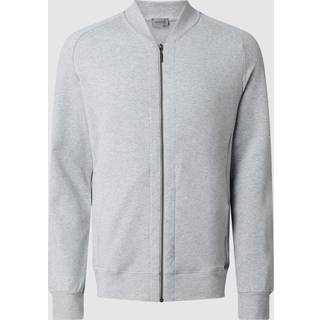 HANRO Herren Sweatjacke grau Baumwolle & Mix unifarben
