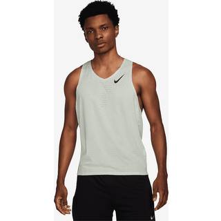 Tank top Nike AeroSwift Men&#39;s Dri-FIT ADV Running Singlet Summit White/ Black L - Black - L