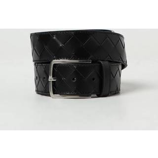 Bottega Veneta Intrecciato leather belt - black - 90CM