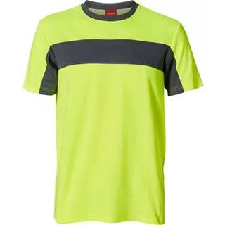 Kansas 130183 Evolve t-shirt, Hi Vis / Arbejds T-shirt Hi-Vis Gul/Grå L