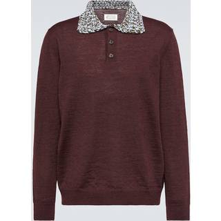 Maison Margiela Wool polo sweater - red - EU 44