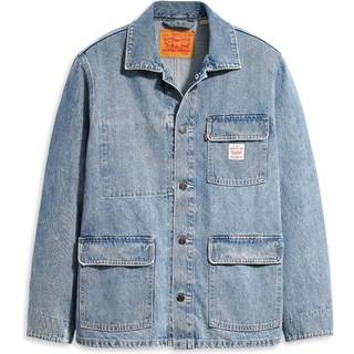 Levi'stil mænd. A0744-0003 Broadway ingeniørjakke blå (M), Casual, Bomuld, Denim, Lange ærmer