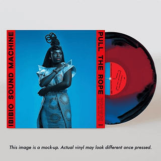 Ibibio Sound Machine - Pull The Rope (Indie Exclusive) (Sky Blue /Red /Black Swirl Coloured) (LP)