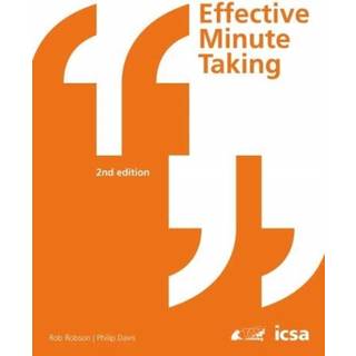 Effective Minute Taking 2nd Edition