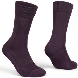 GripGrab Winter Merino High Strømper Mørkerød - Strømpe str. 44-47