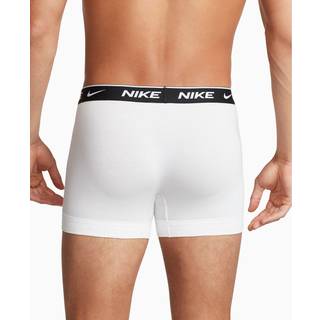 Nike Everyday Cotton Strech Trunk Boxer Shorts 3 Pack Men - White, Black, Size XL - white