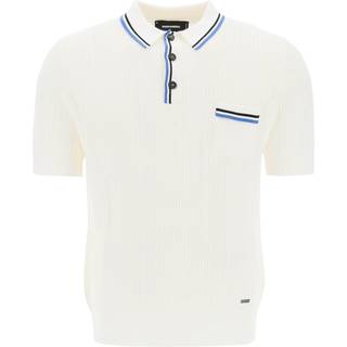 DSQUARED2 Knit Polo T Shirt White