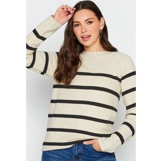 Long Tall Sally Long Tall Sally Natural Striped Jumper