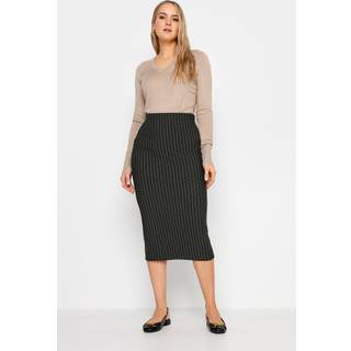Lts Tall Black Pinstripe Midaxi Skirt 12 Lts | Tall Women's Midi Skirts