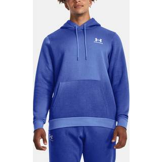Sweatshirt med hætte Under Armour UA Essential Flc Novelty HD-BLU 1381214-400 Størrelse XL