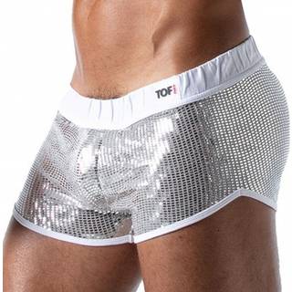 TOF Paris Star Mini Shorts - Silver