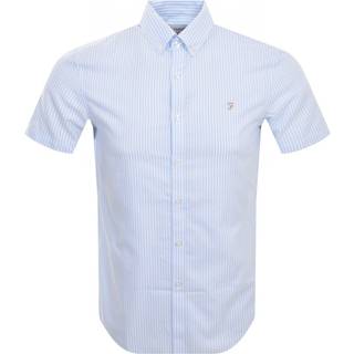 Farah Brewer Short Sleeve Shirt Blue