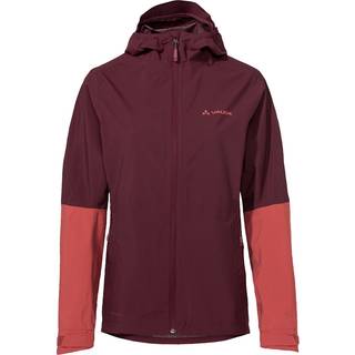 Vaude Women's Moab Rain Jacket II Cykeljakke Damer størrelse 36 farve rød
